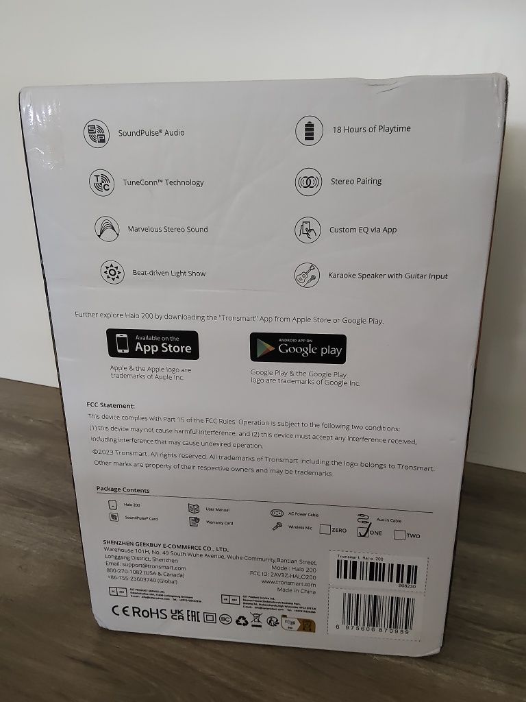 Tronsmart Halo 200 120W TWS - com microfone - Nova Selada!