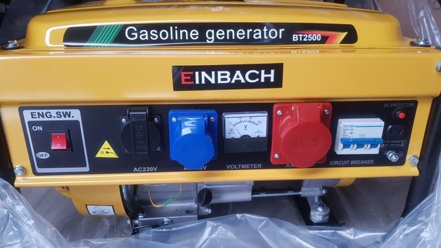 Генератор бензиновий трифазний   EINBACH 380V