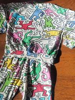Dres komplet spodnie bluza H&M Keith Haring