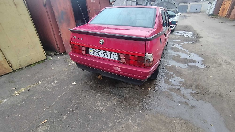 Альфа Ромео 75. На ходу
