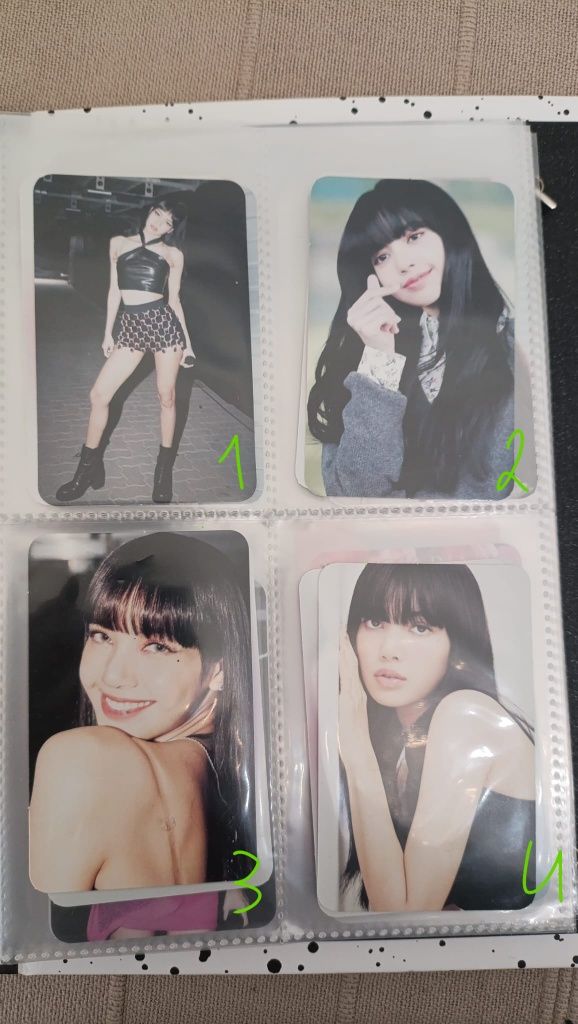 Cartas de Lisa de Black Pink