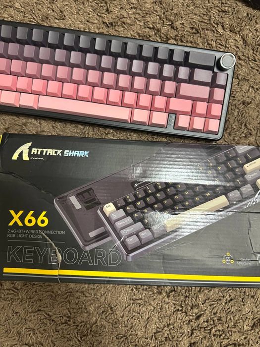 ATTACK SHARK X66 бездротова клавіатура
