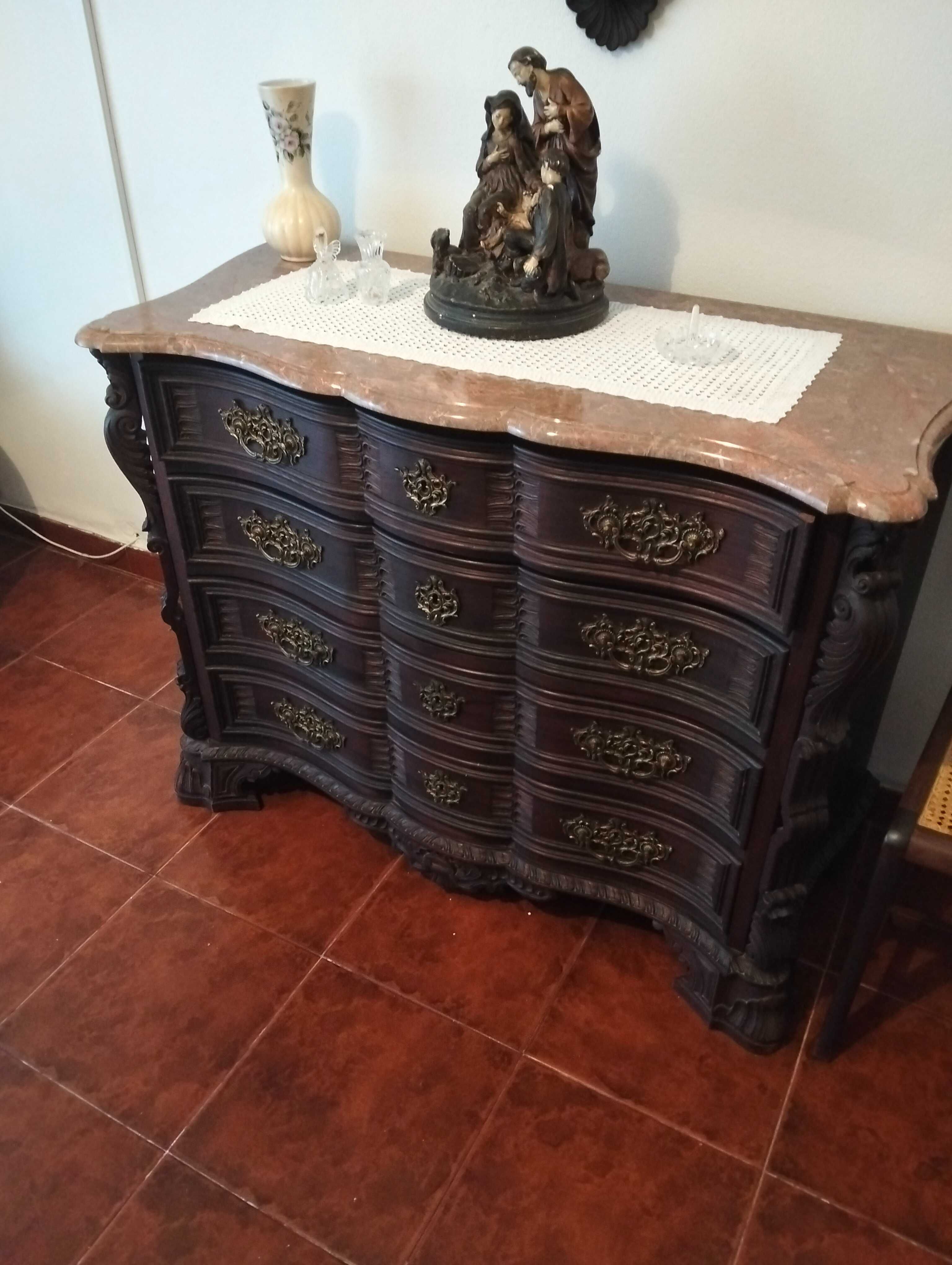 Mobília de quarto de casal completa em estilo de D. José I