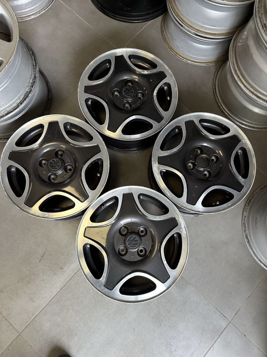 Felgi aluminiowe 4x100r15 rarytas golf polo siroco corrado
