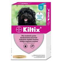 Bayer Kiltix obroża dla psów na pchły kleszcze dla średnich psów 53 cm