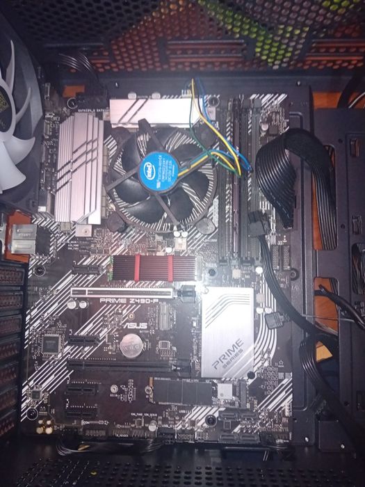 Motherboard Asus prime z490p + CPU