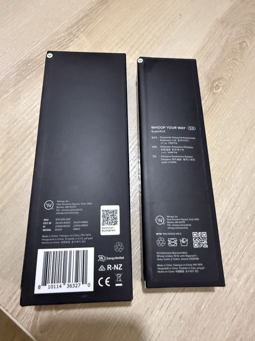 Фітнес-браслет WHOOP 5.0 Peak Obsidian SuperKnit 12-Month Membership