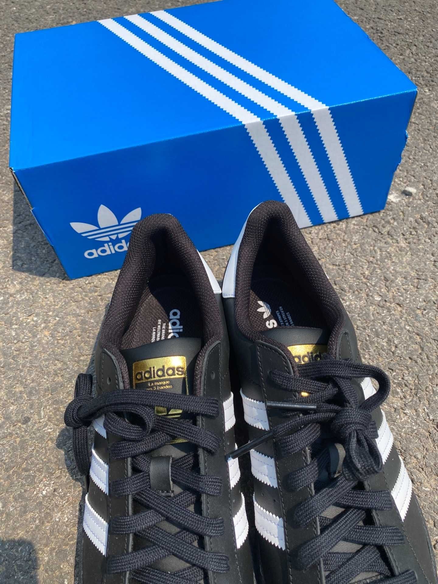 *NoweAdidasSuperstarCoreBlack*Moda.41