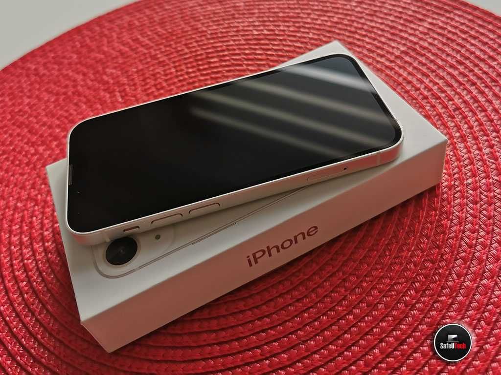 ŁADNY iPhone 13 Mini 128GB Biały - Bat. 83% - 100% sprawny KPL.