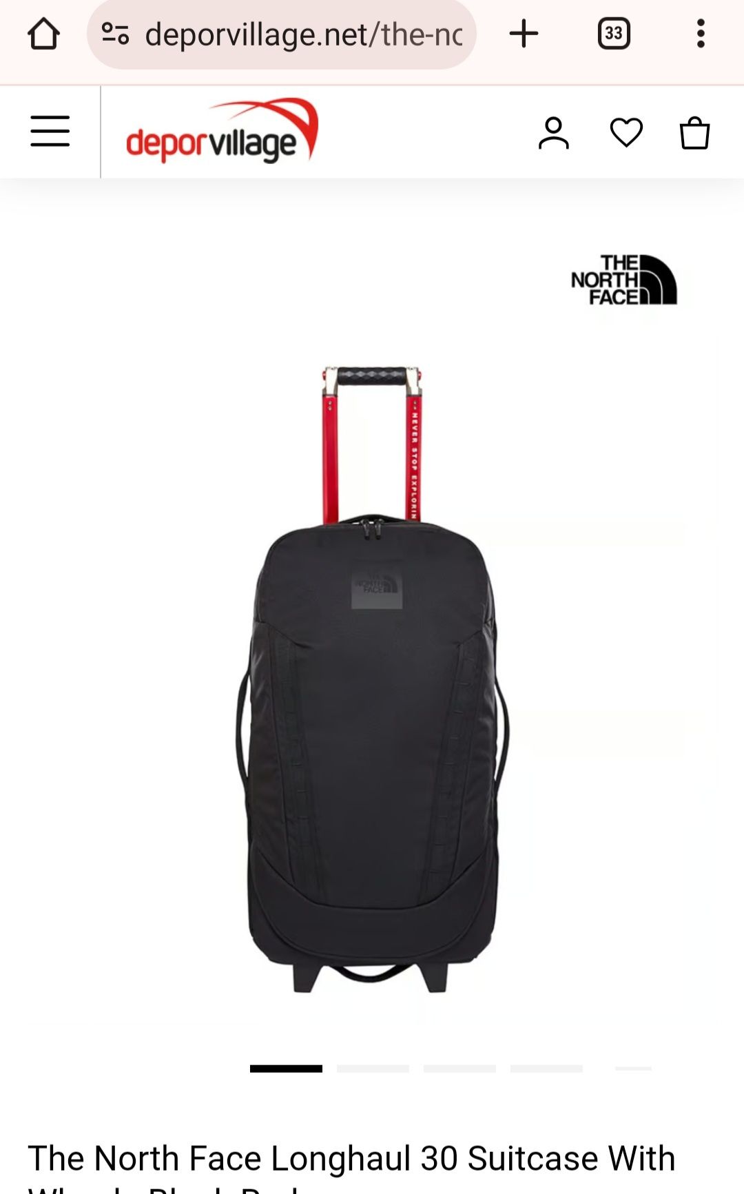 Saco/mochila North Face grande