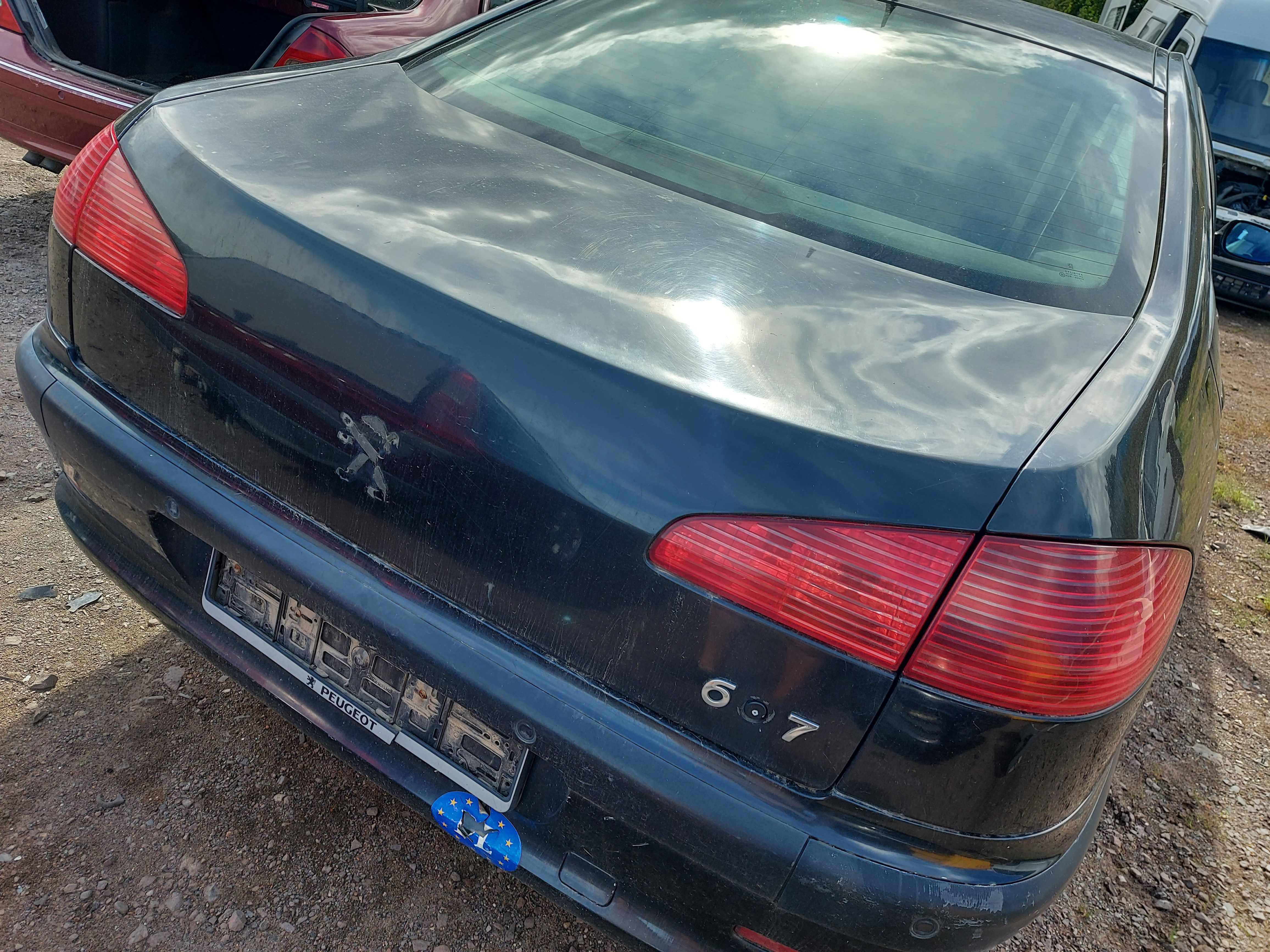 Peugeot 607 rok 2002' 2,2 HDI klapa tylna sedan FV części/dostawa