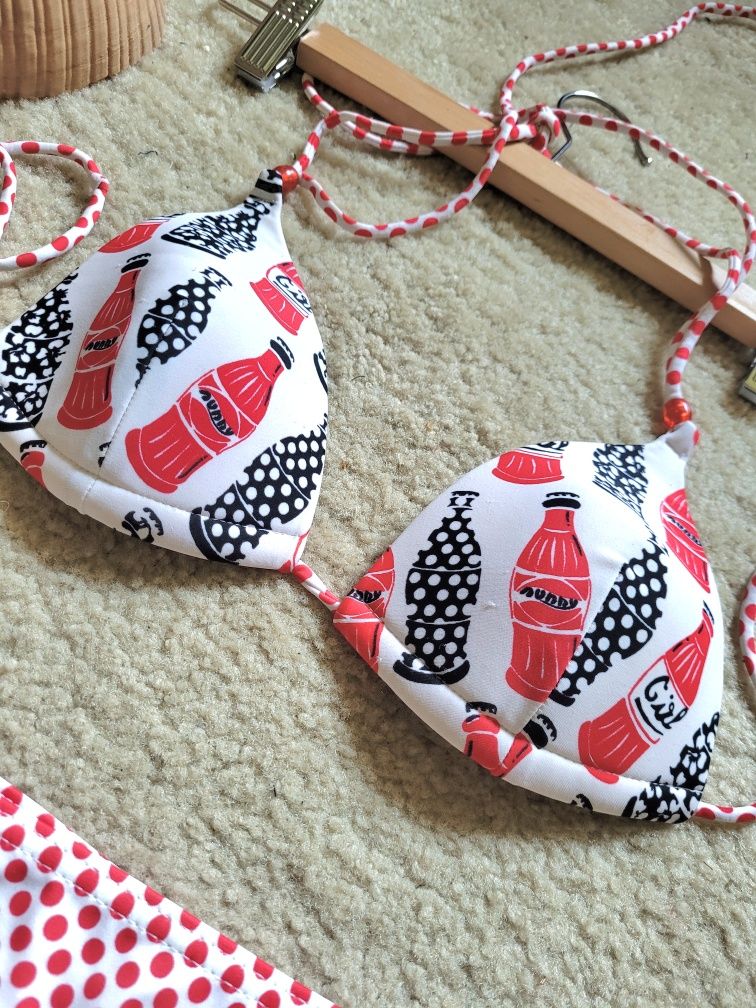 Bikini koka w groszki r.s/m - nieużywane