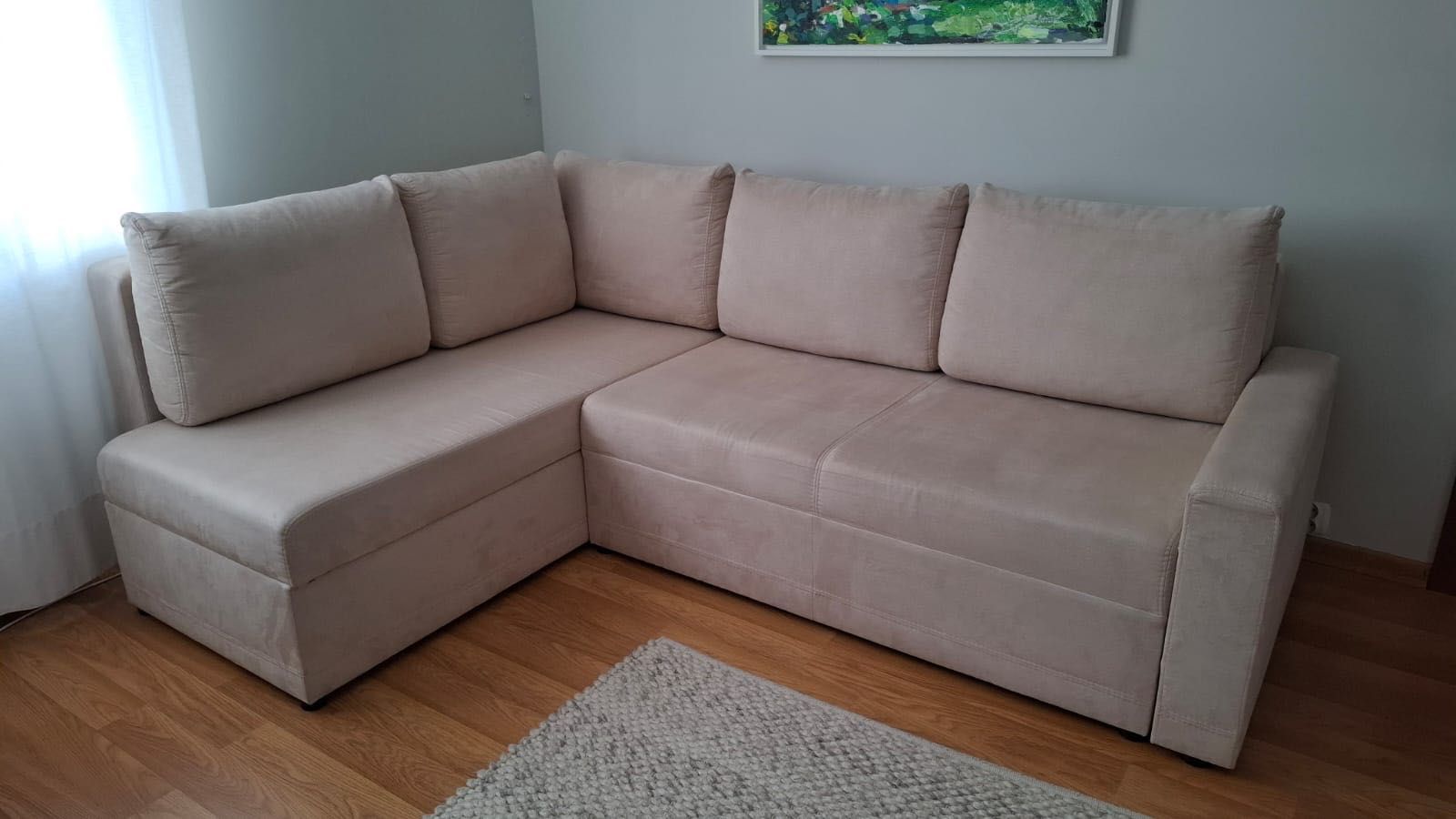 Narożna sofa  z funkcją spania (Agata Meble) - Stan Idealny!