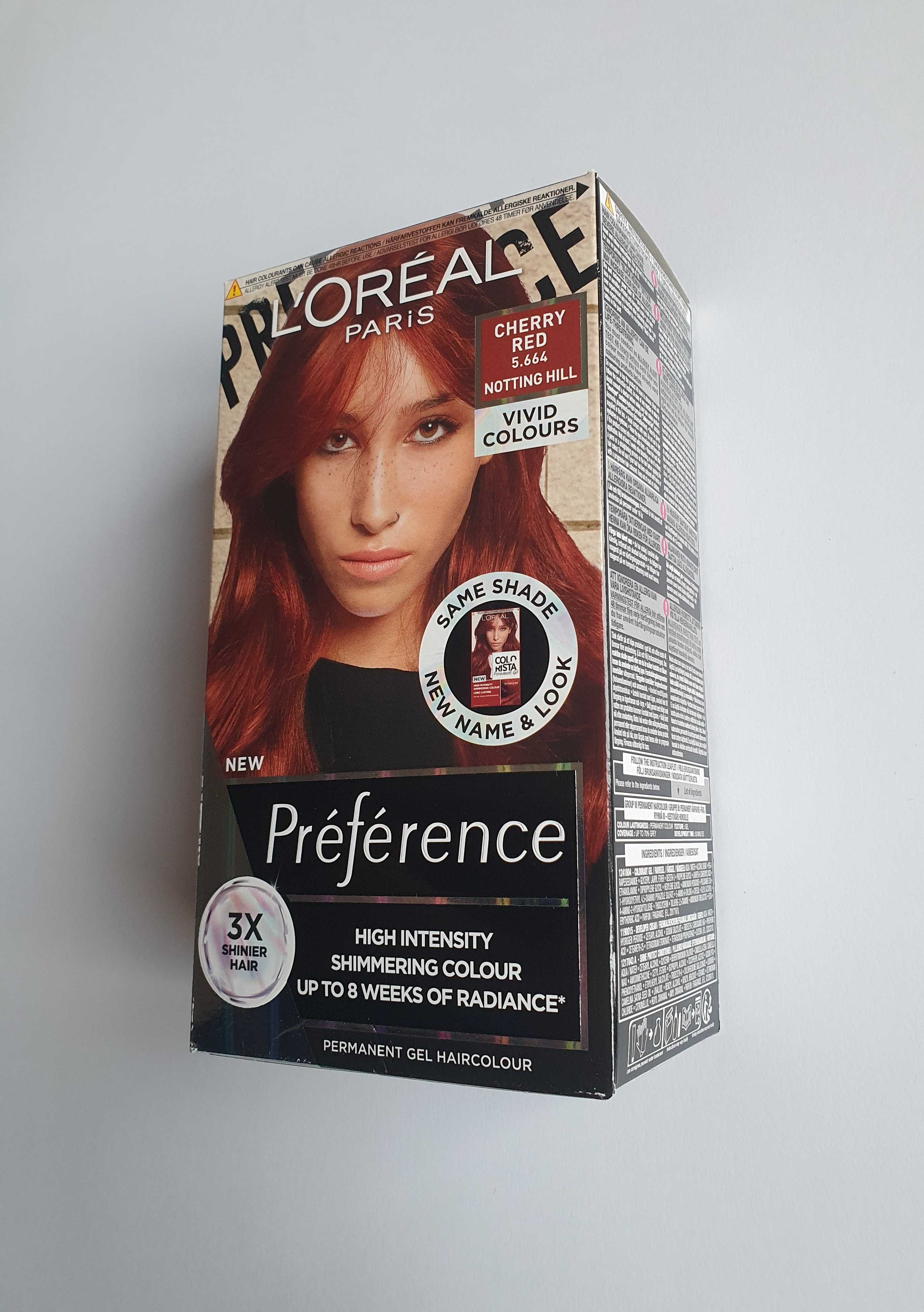 Farba do włosów L'Oréal Paris Preference Cherry Red 5.664 Notting Hill