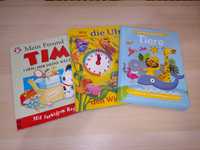 Zestaw 3 książek książeczek dla dzieci w języku niemieckim,