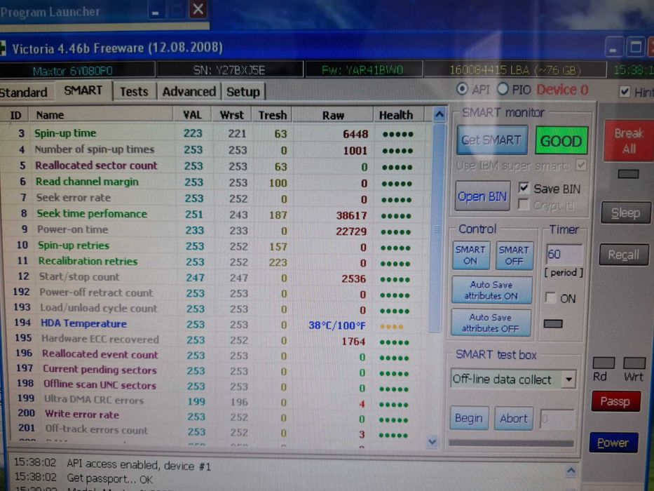 Komputer Retro Athlon 2000+ Radeon 9200 1GB RAM 80GB HDD Win XP MB ECS