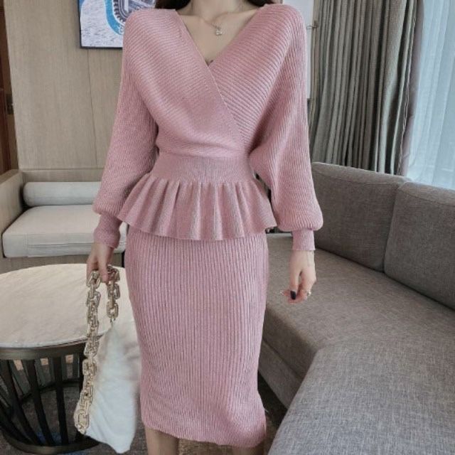 Костюм теплий двійка світшот/юбка