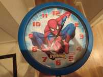 Zegar, Spiderman, Spider-Man, ścienny, wiszący, Stan idealny, zegarek