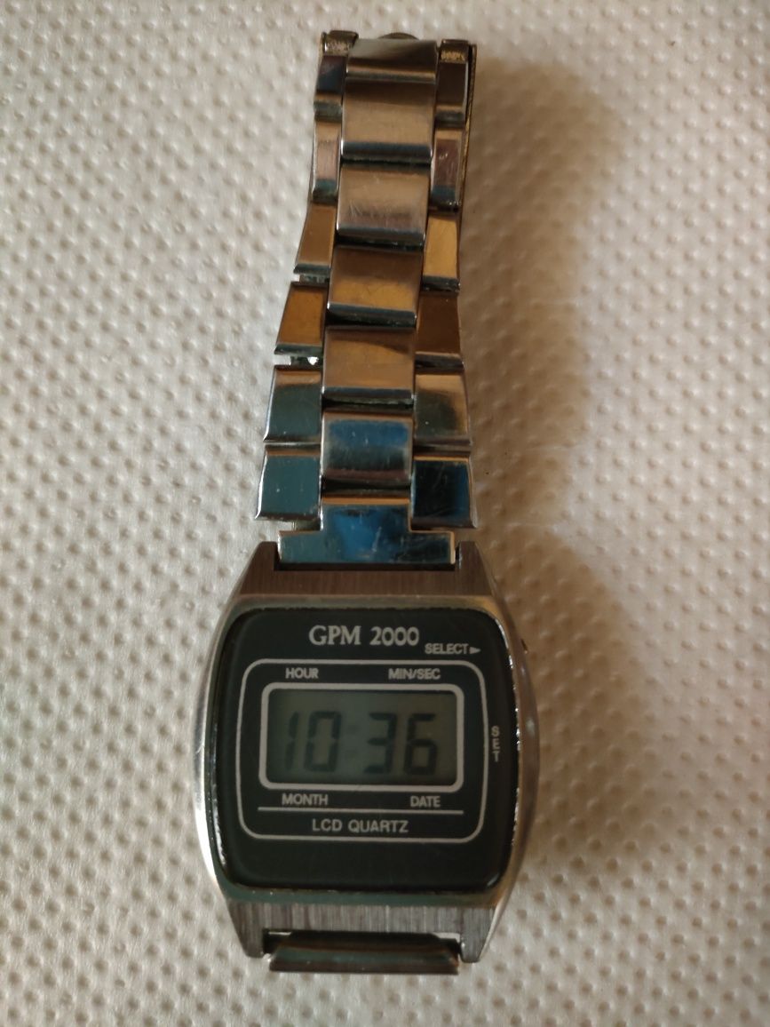 Zegarek vintage gmp 2000 LCD dla kolekcjonera