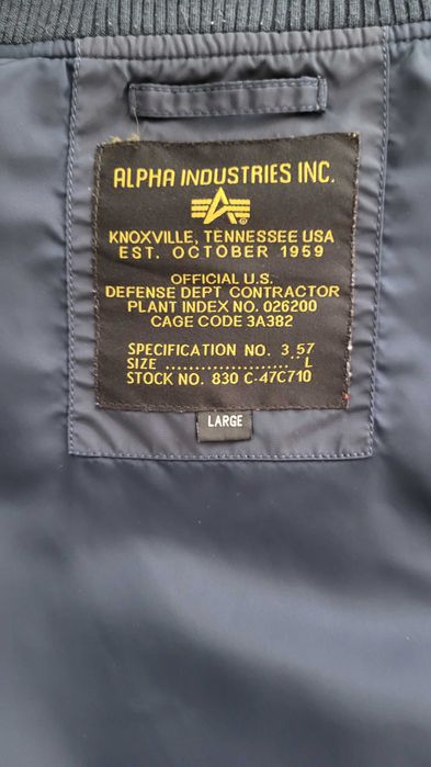 Kurtka Alpha Industries