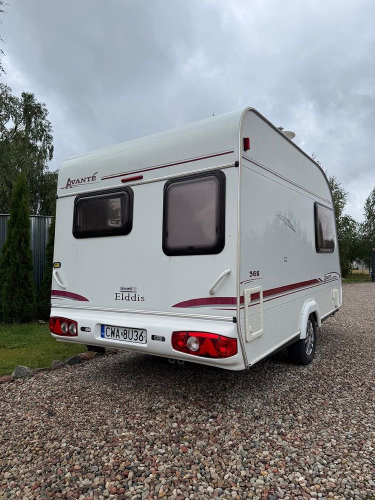 Przyczepa Kempingowa ELDDIS AVANTE 362. 2/3 Osobowa z 2005 r