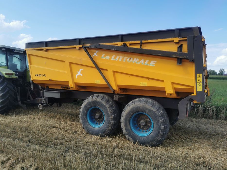 Przyczepa tandem skorupowa łódka 14 ton