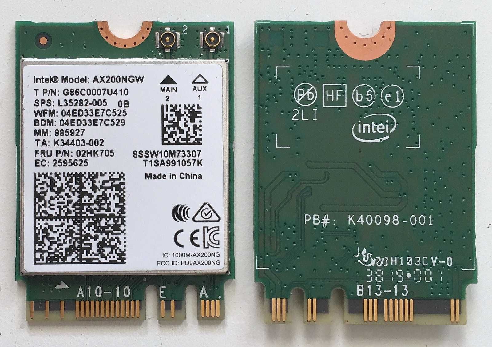 Wi-Fi Intel 9260 AC WiFi Антенна RP-SMA BE200 AX210 AX211 AX200 AX201