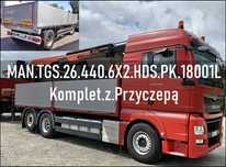 MAN Bezwypadkowy/Serwisowany/TOP-STAN  TGS.26.440.E6.6X2/6X4.HDS.PALFINGER.PK.18001L