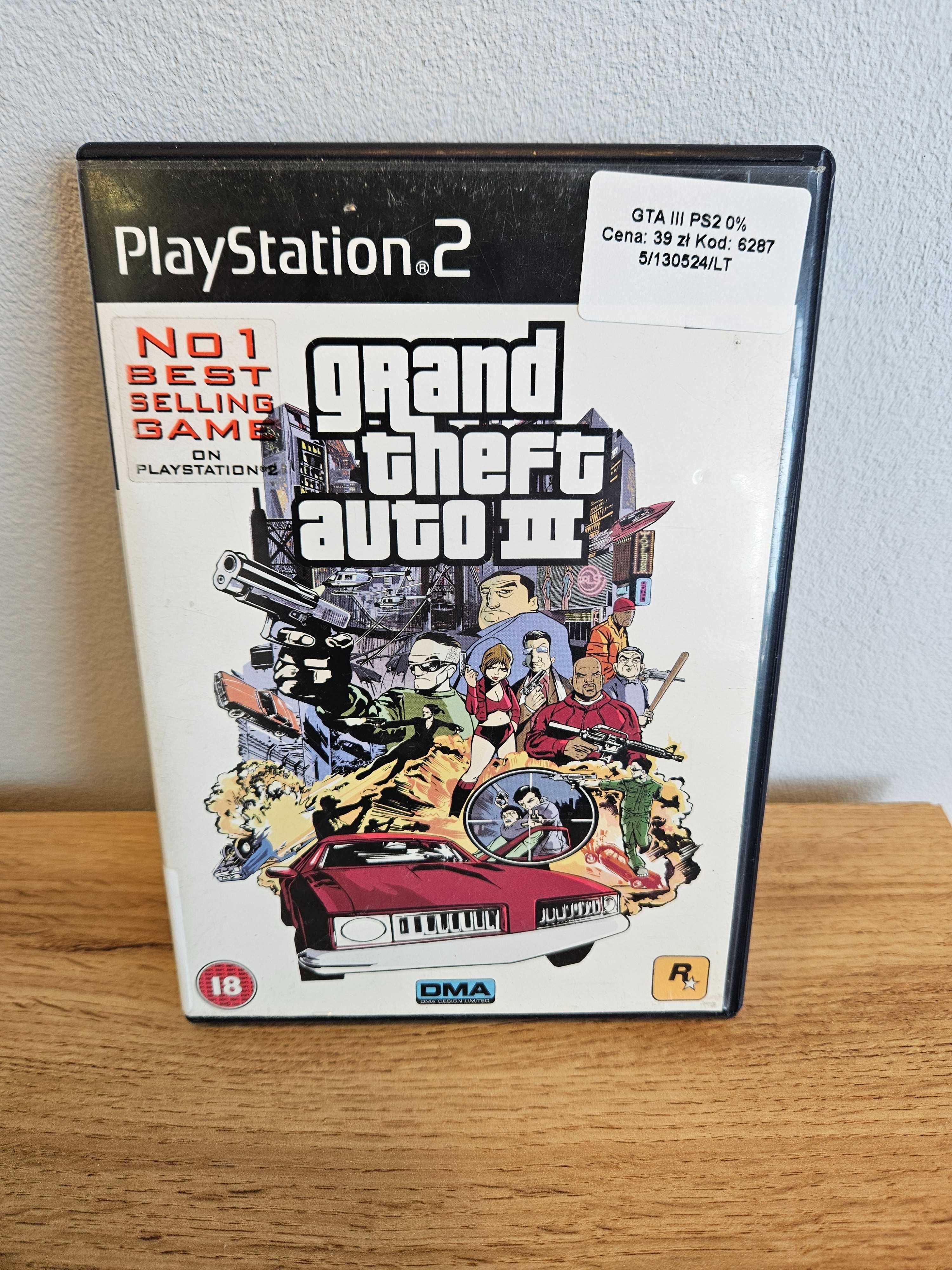 GTA III PlayStation 2 As Game & GSM 6287