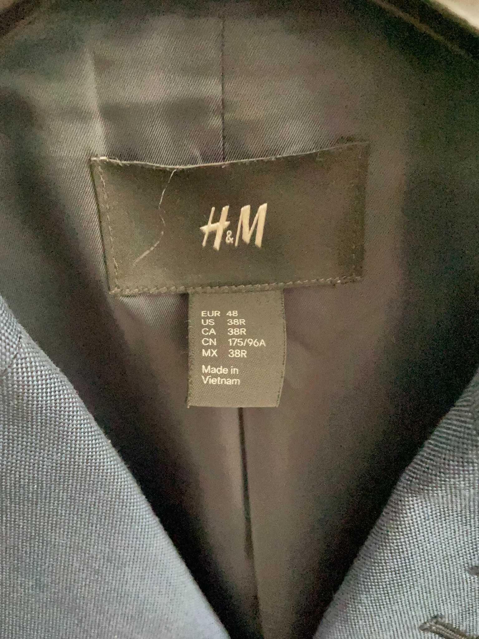 Blazer Azul H&M, tamanho 46