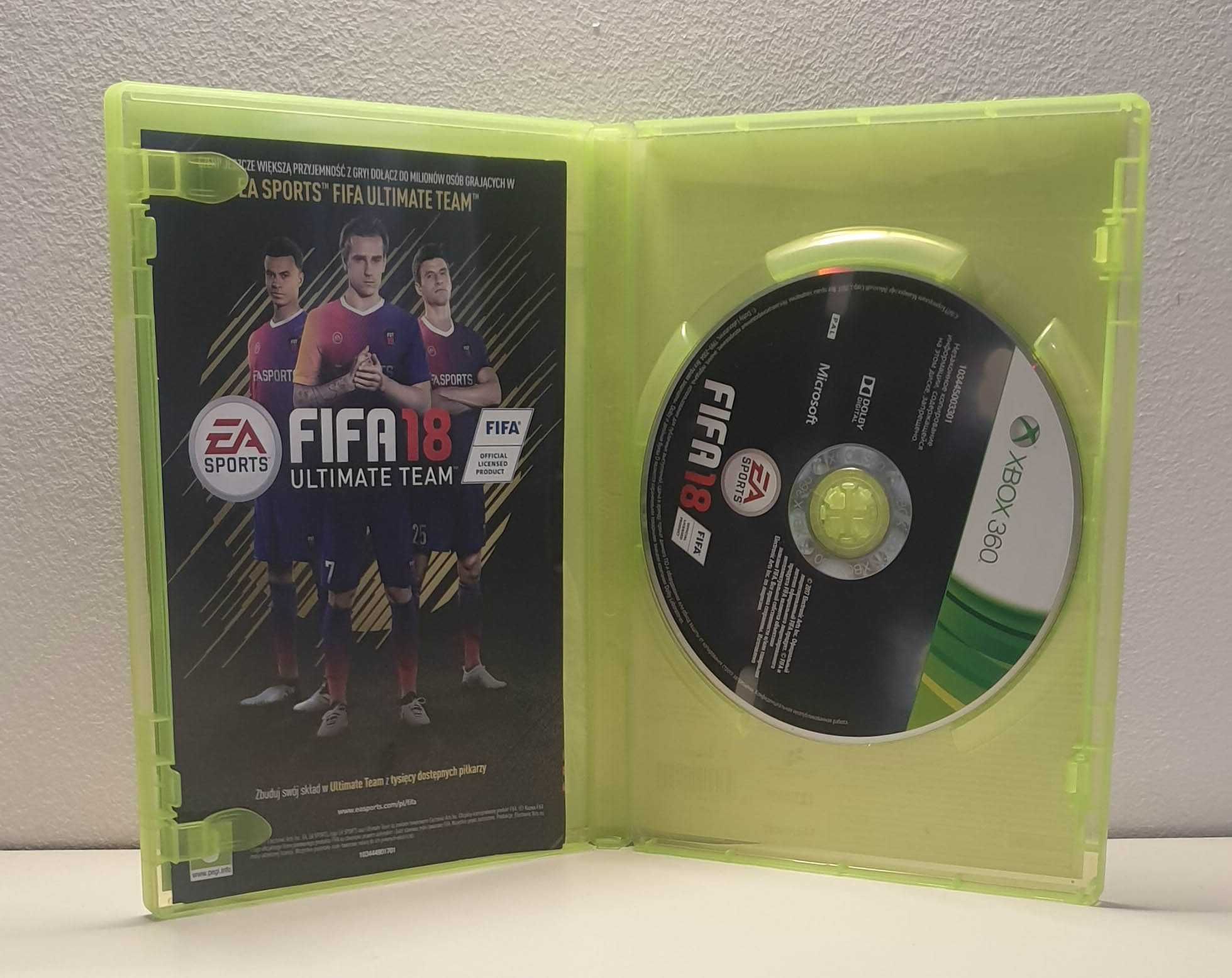 Gra Fifa 18 Xbox 360 2xPL