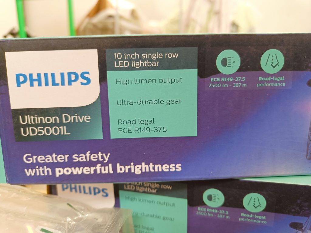 Lightbar LED halogen z homologacja Philips UD5001L 387m zasieg