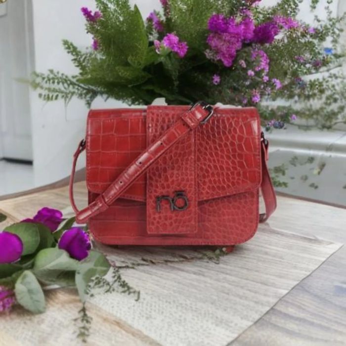 torebka listonoszka skóra ekologiczna nobo czerwony