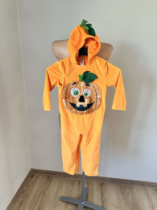 Strój przebranie na halloween dynia George 98-104 cm