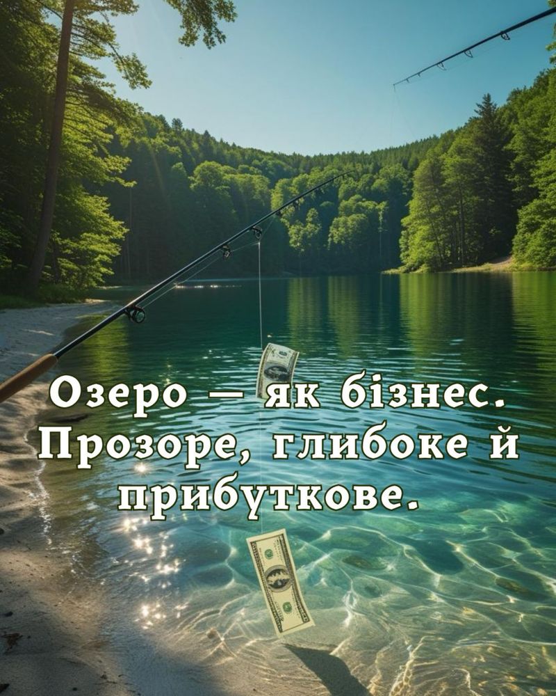 Продаж природнього озера