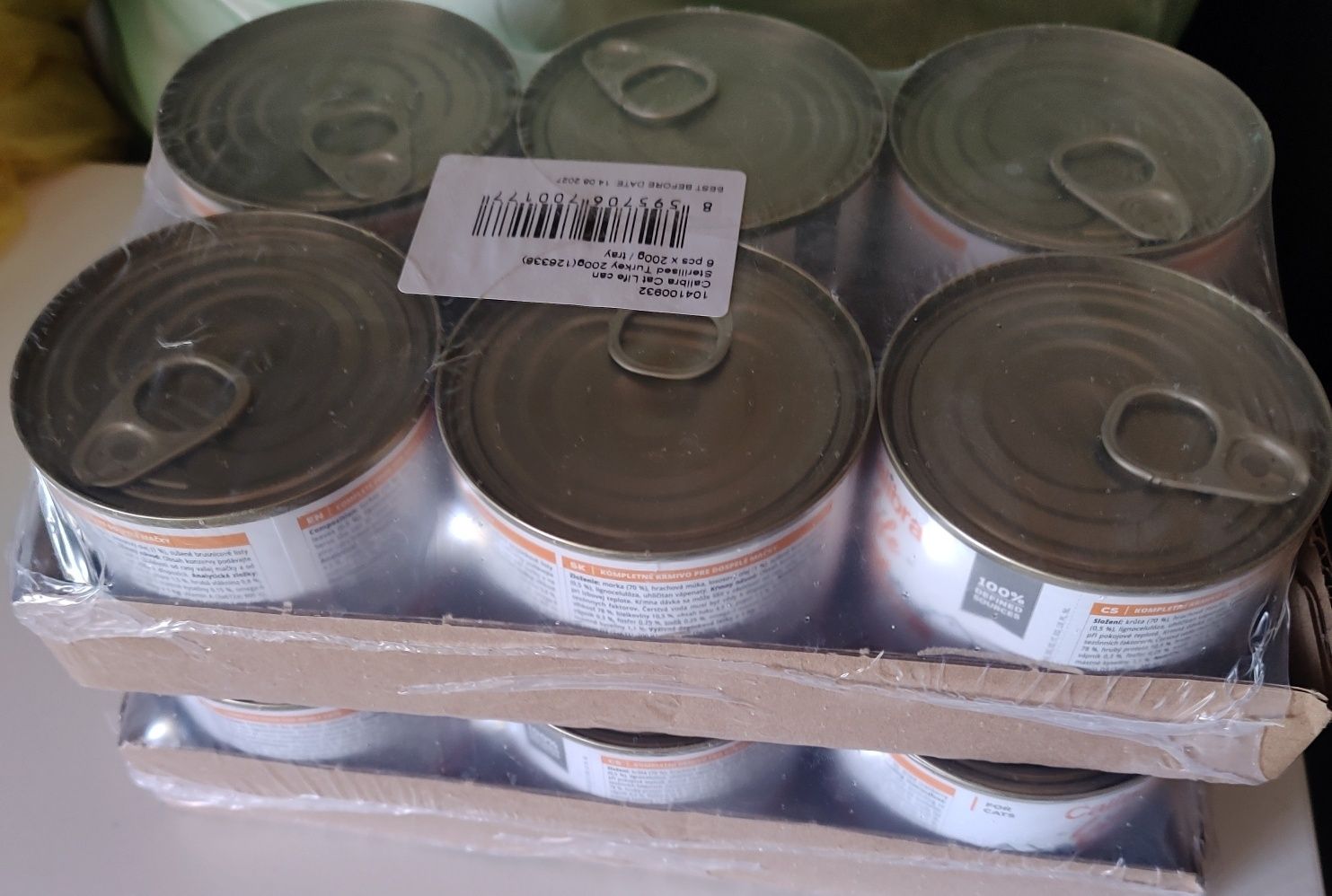 Sprzedam 12 puszek dla kota Calibra Life sterylizowane indyk 200 gr
