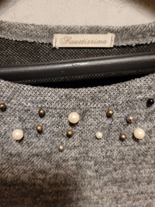 Nowa włoska cieplejsza sukienka