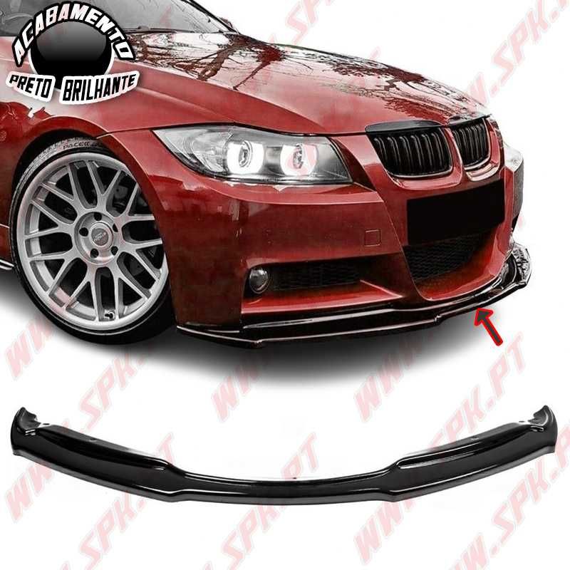 LIP SPOILER FRONTAL BMW E90 / E91 PRÉ-LCI (05-08) - [PLÁSTICO]
