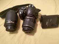 Nikon d3100 + dwa obiektywy