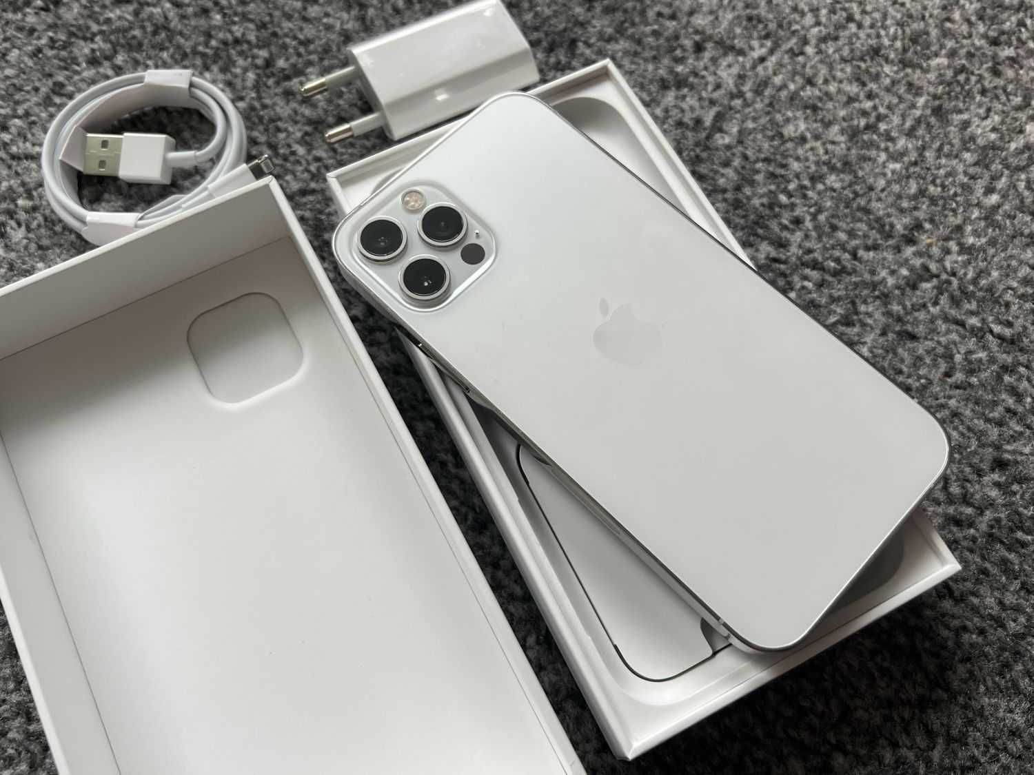 iPhone 12 Pro 256GB SILVER WHITE Biały Bateria 97% GWARANCJA SZKŁO