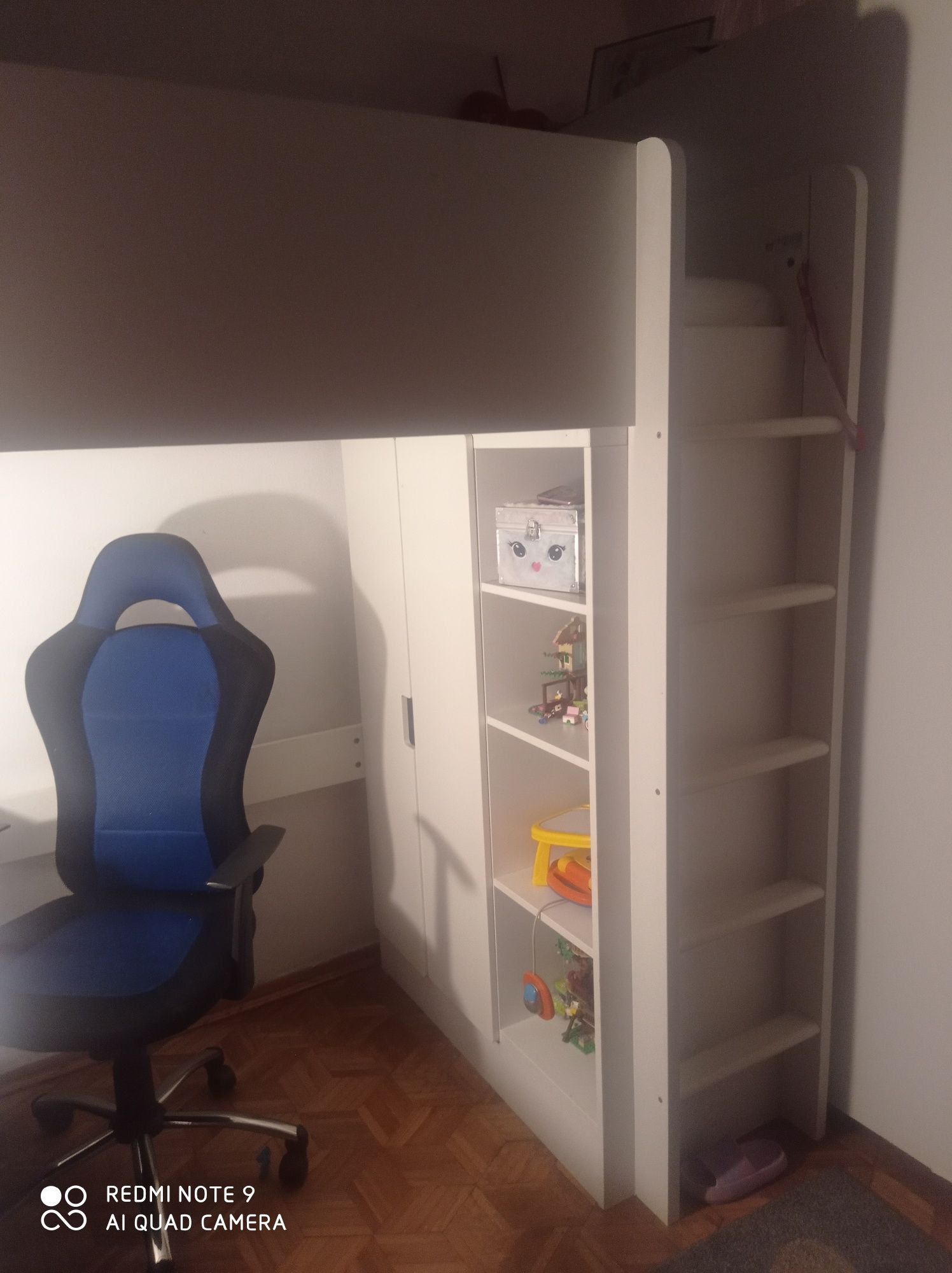 Tylko dzis.Lozko na antresoli IKEA  dla dzieci+materac gratis