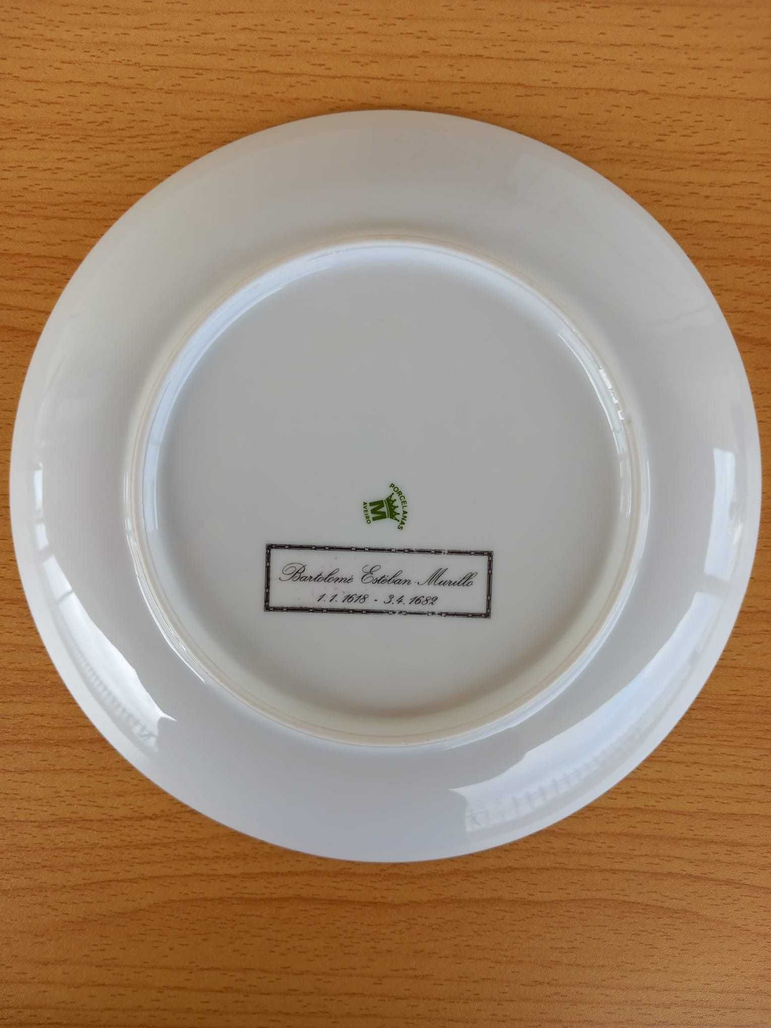 Prato decorativo Porcelanas Aveiro