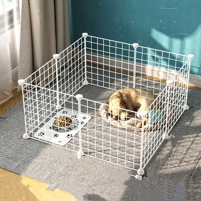 Wybieg dla królika i gryzoni Kojec Modułowy 1 element 35x35 BIAŁY