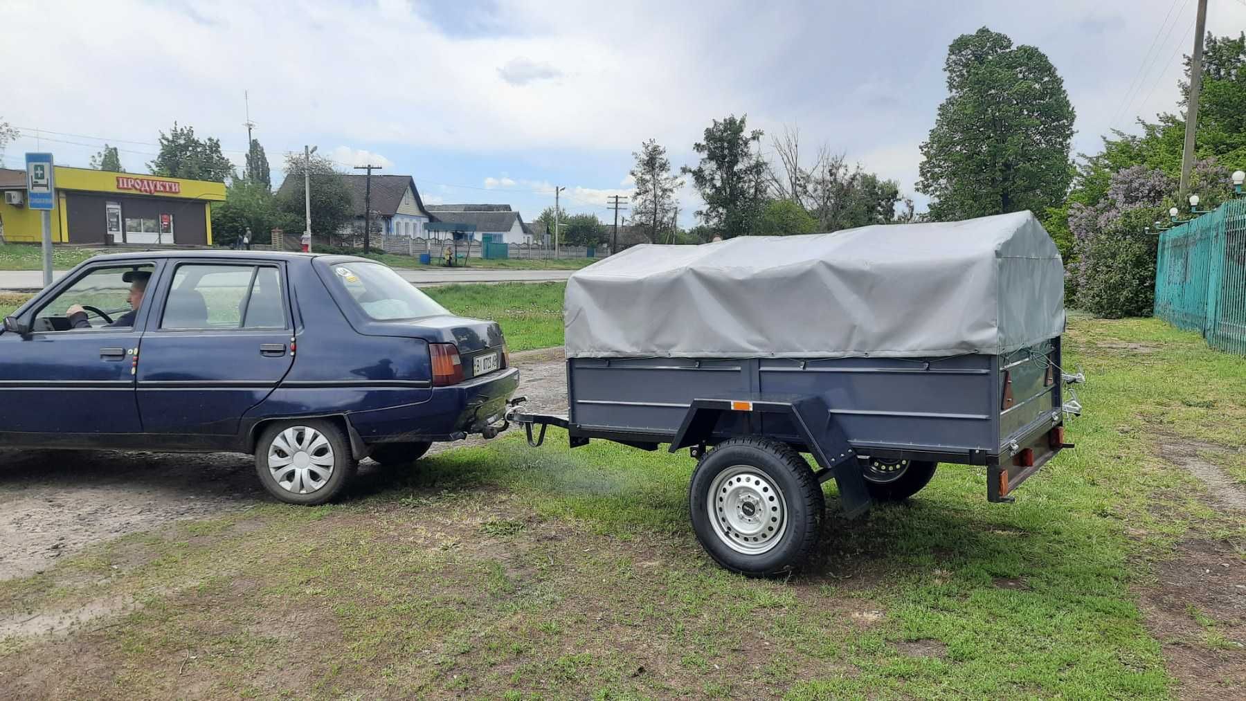 Прицеп- Причіп ПА 2000/1300 на ресорах Алко євро з виробництва
