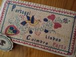 (NOVO, PORTES GRÁTIS) Porta-moedas de Cortiça Português (Bordados)