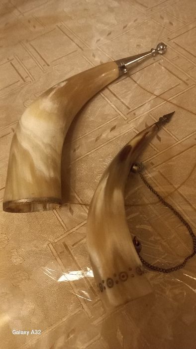 Рогі для декору, лаковані