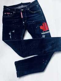 Spodnie Dsquared2 jeansowe meskie granat