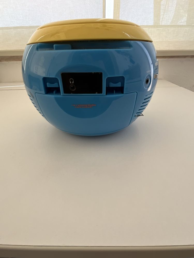 Minions Radio leitor CD portátil