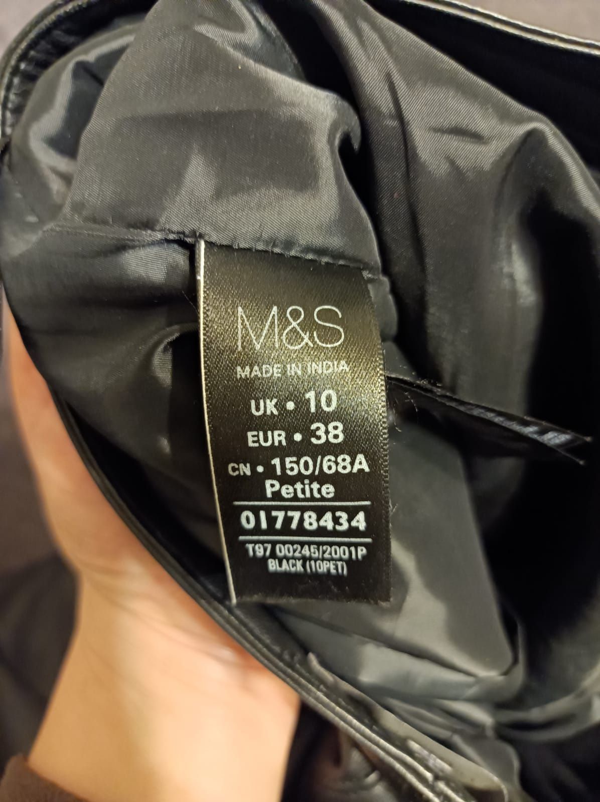 Skórzane spodnie "M&S" 38