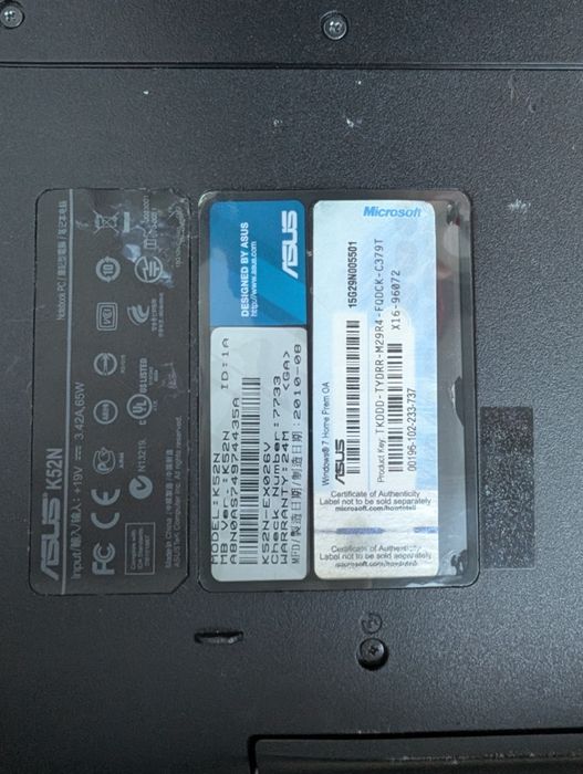 Matryca LCD 15,6" do ASUS K52N